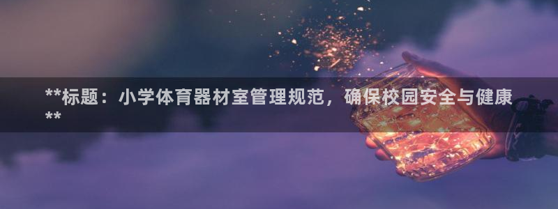 杏鑫集团王大聪:**标题:小学体育器材室管理规范,确保校园安